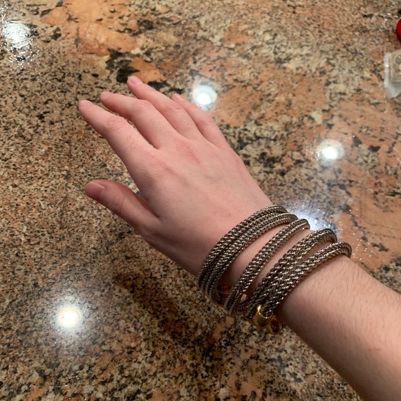 VINTAGE Silver Bracelets - Picture 1 of 4